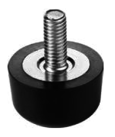 Вибрационная опора OKSKT 25165.M615 OK-LAS цилиндрической формы