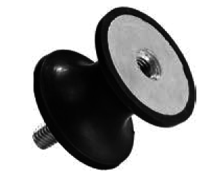 Вибрационная опора OKSBT 4048.M820.M808 OK-LAS цилиндрической формы тип BТ